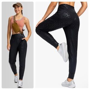 G Gradual Leopard Print Loose Leggings/Joggers